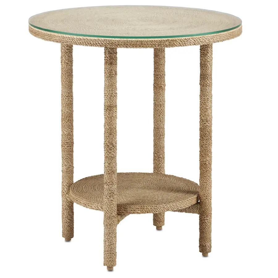 Limay Natural Rope Accent Table