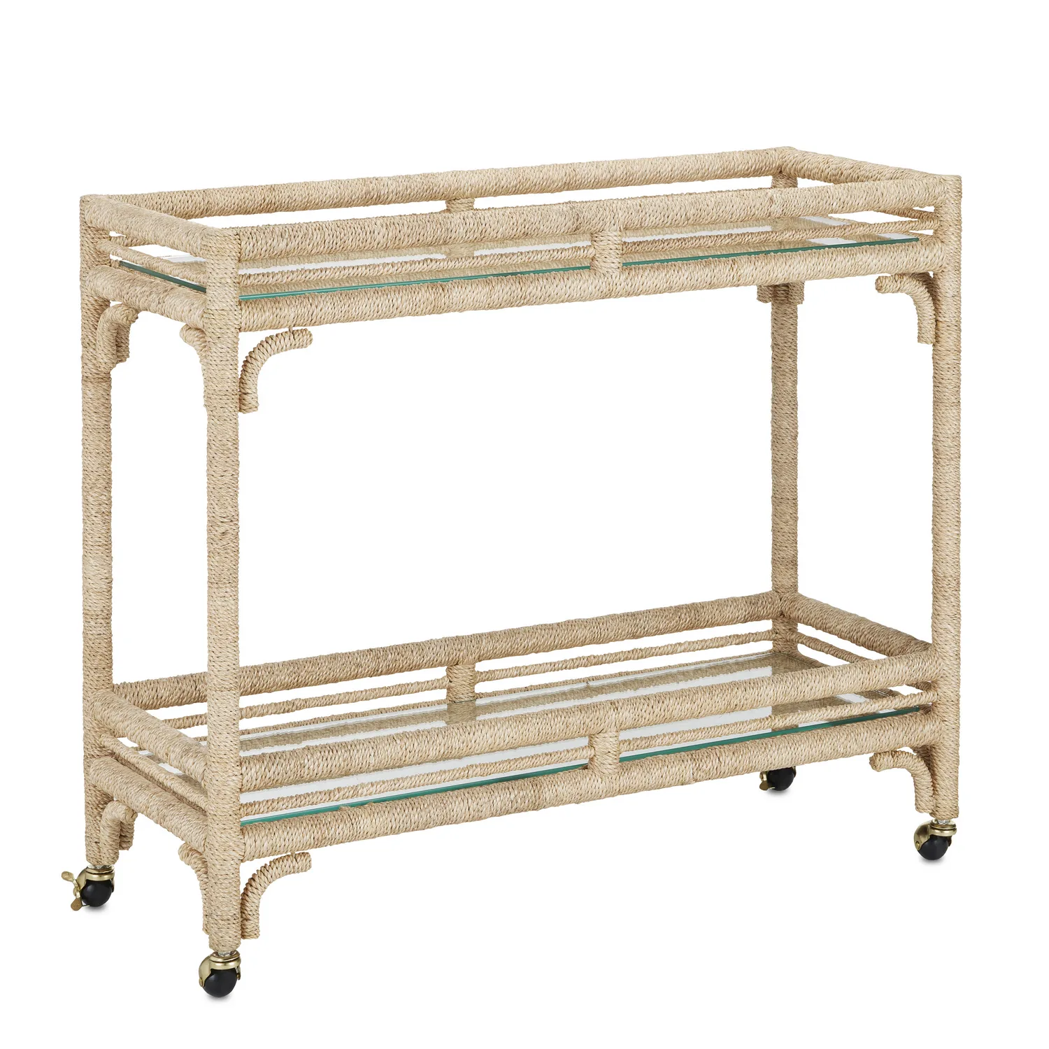 Olisa Natural Abaca Rope Bar Cart