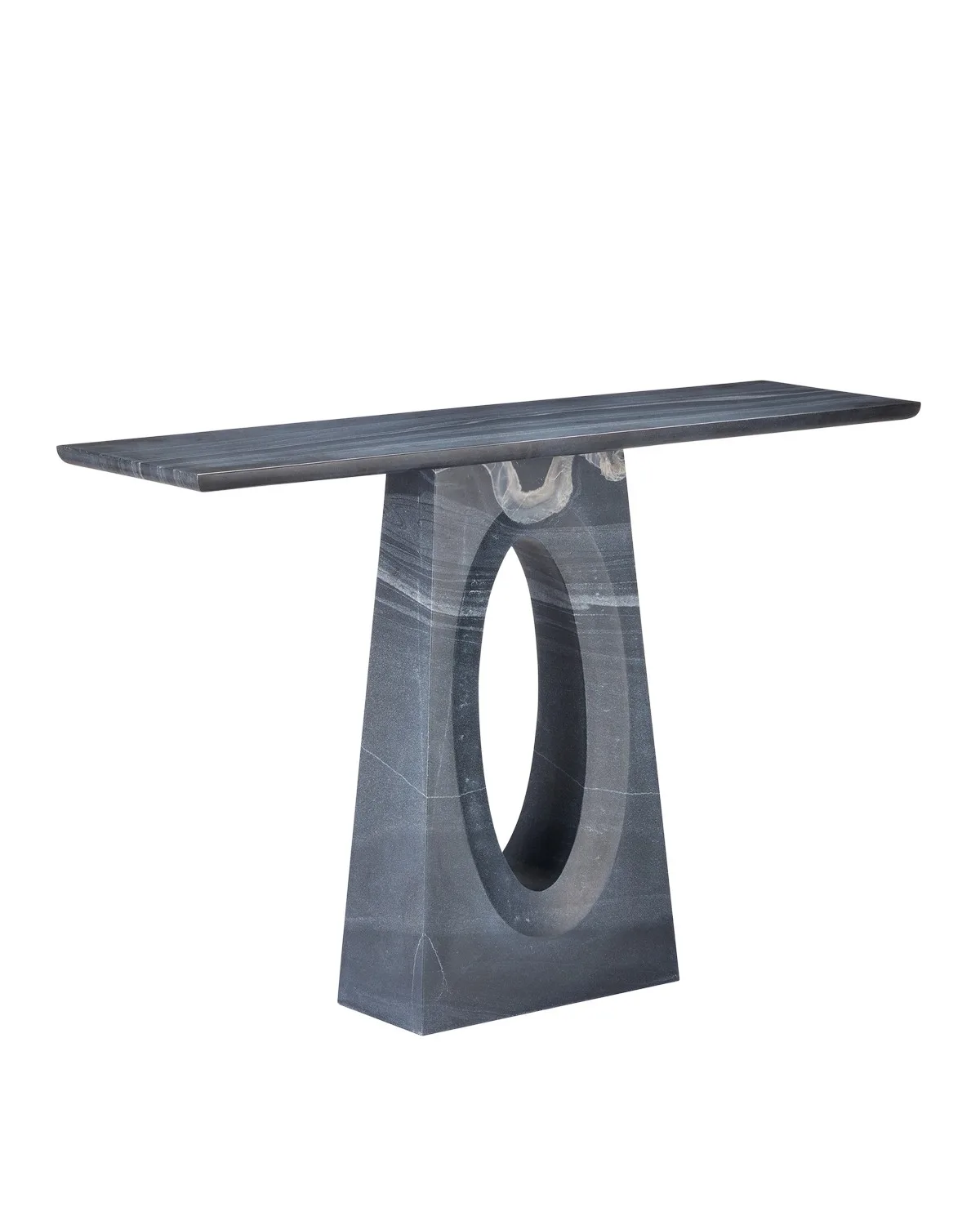 Demi Natural Marble Console Table