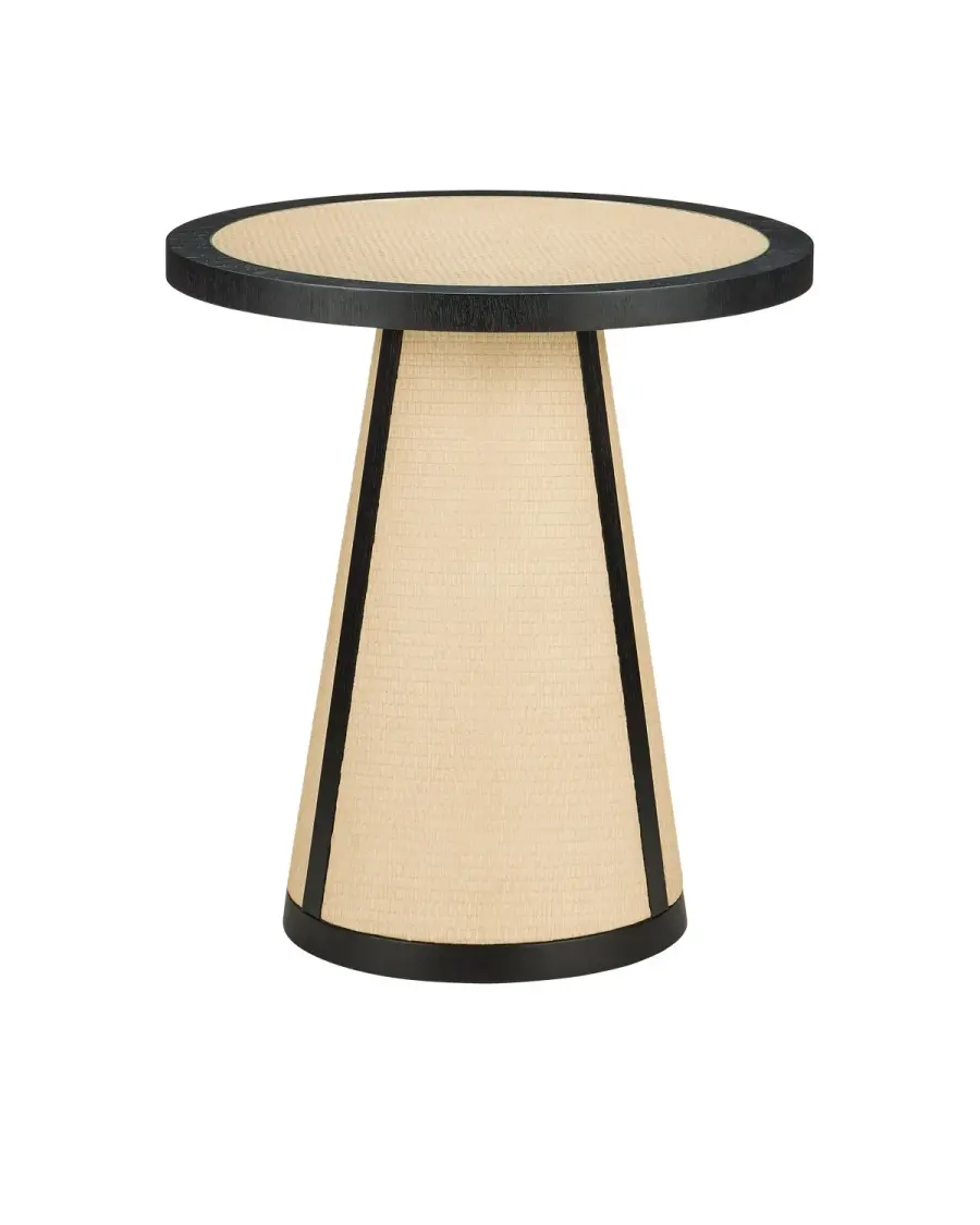 Deanna Raffia Accent Table