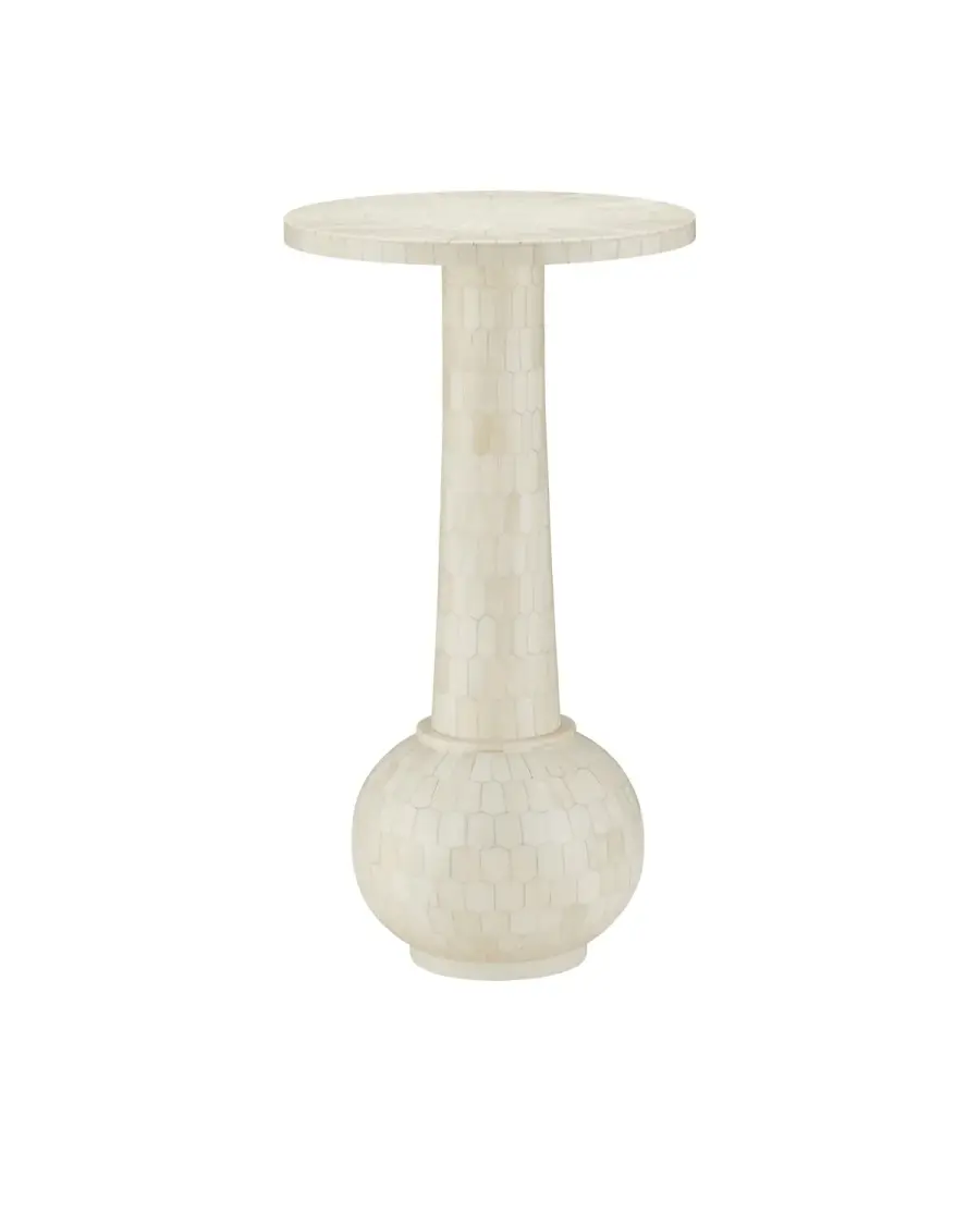 Osa Drinks Table in Off-White