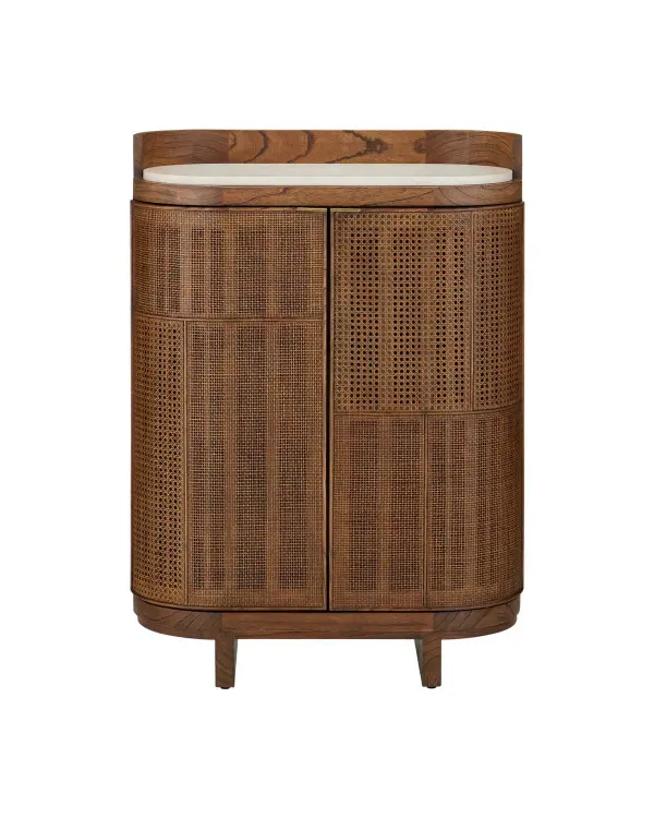 Virtuosity Bar Cabinet in Brushed Driftwood