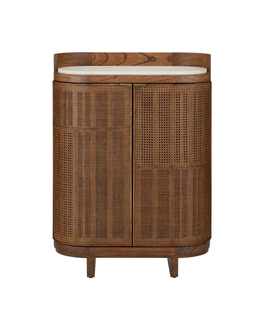 Virtuosity Bar Cabinet in Brushed Driftwood