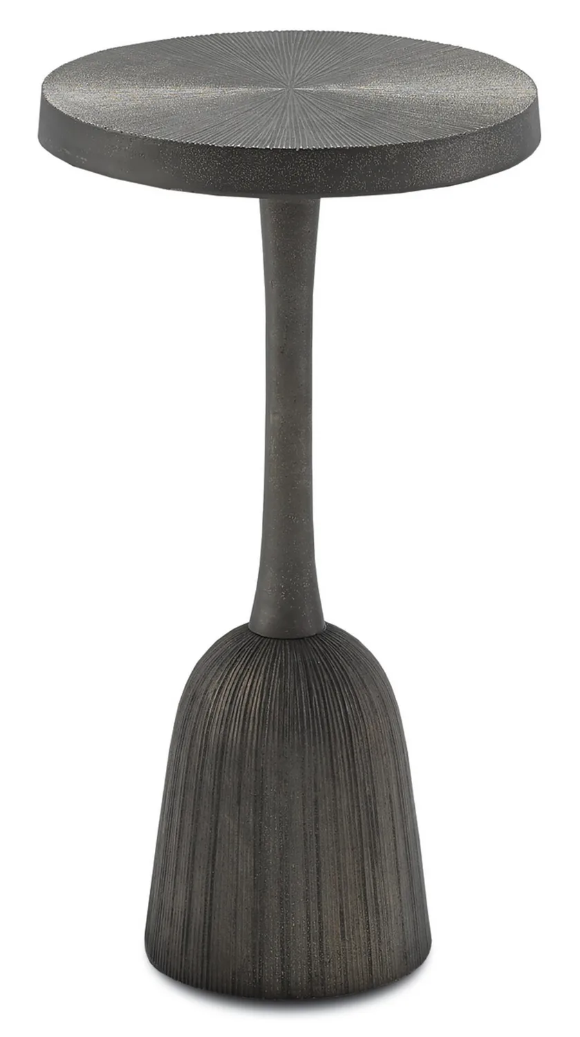Tulee Accent Table in Antique Black