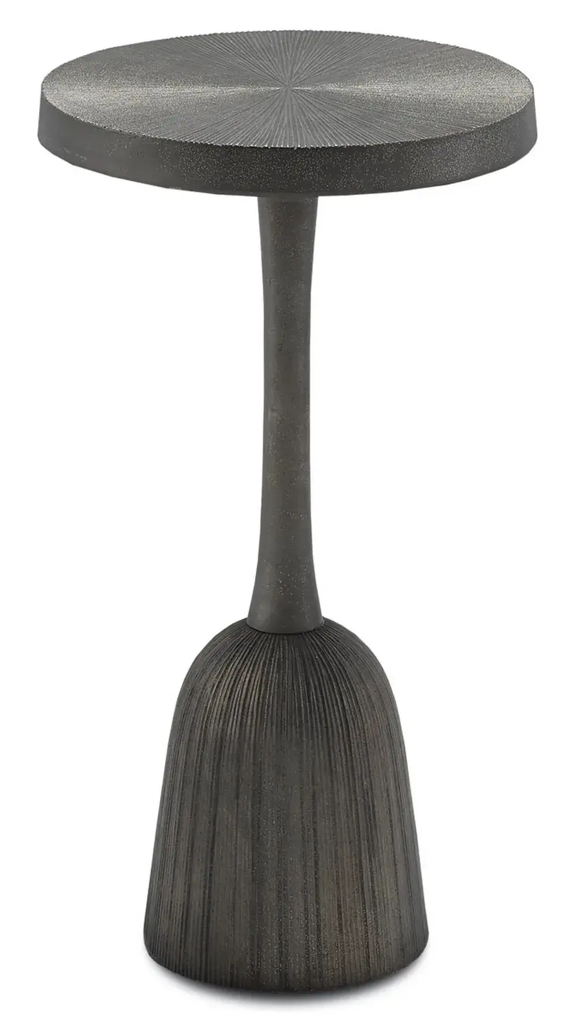 Tulee Accent Table in Antique Black