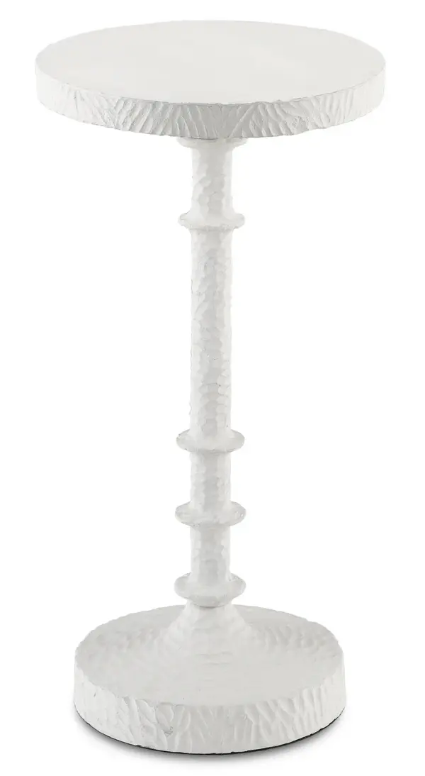 Gallo Drinks Table in Gesso White