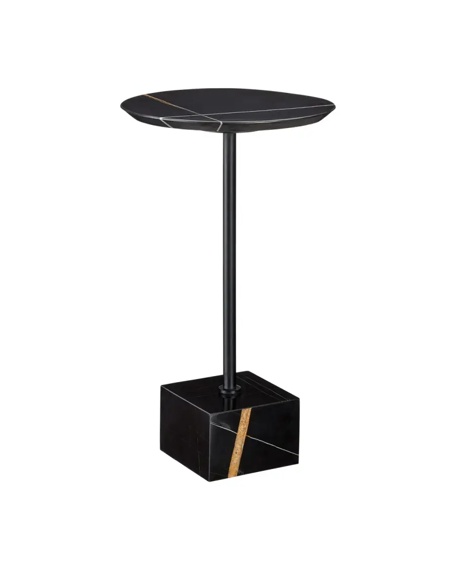 Prado Drinks Table in Natural/Black