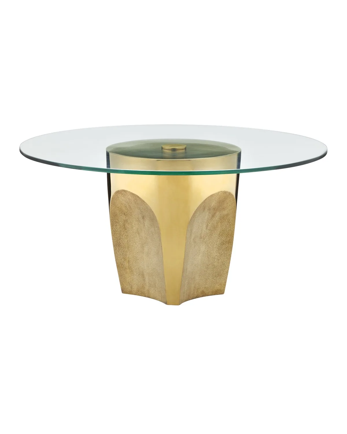 Lemy Cocktail Table in Polished Brass