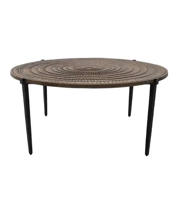 Unity Cocktail Table in Antique Bronze/Dark Bronze