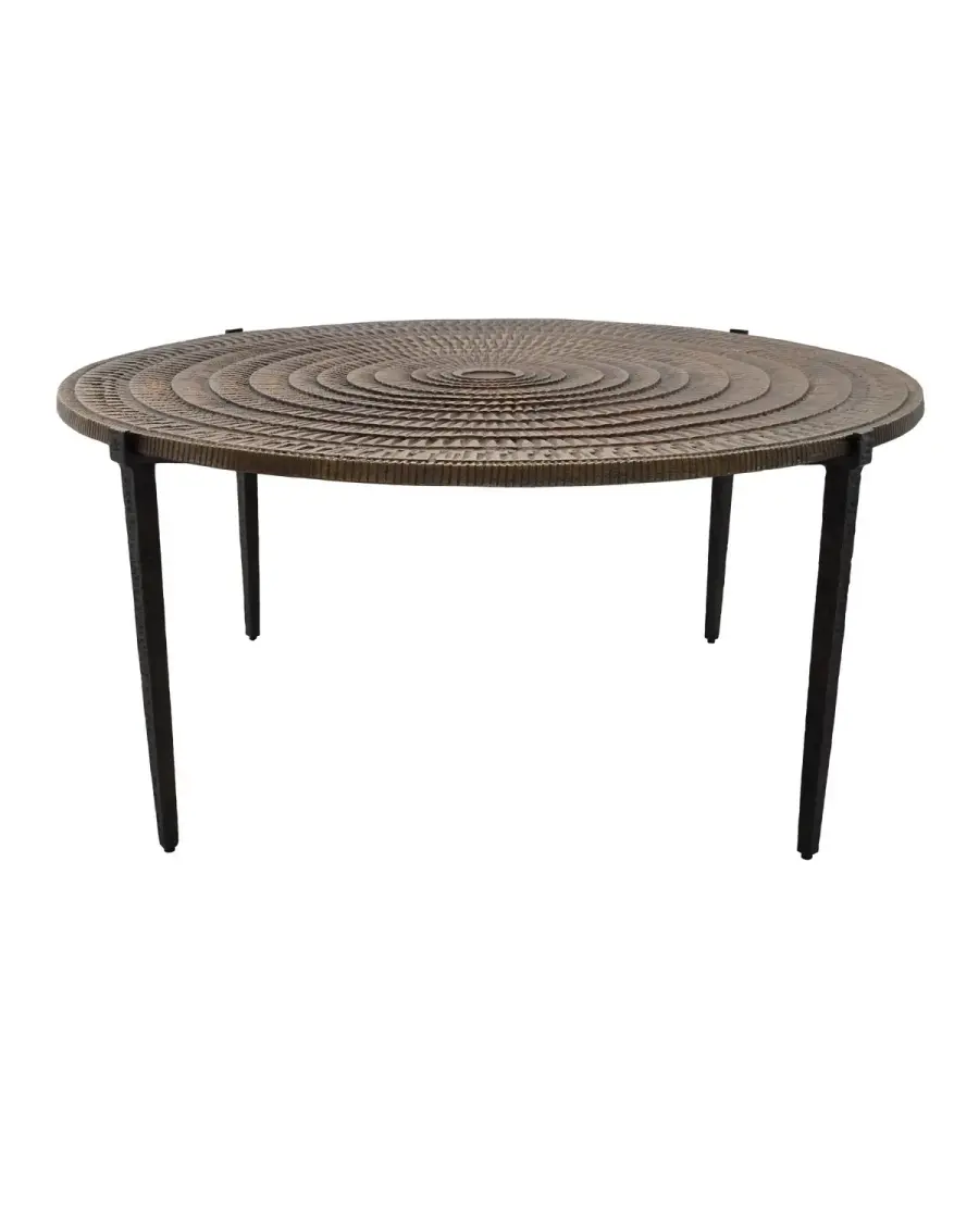 Unity Cocktail Table in Antique Bronze/Dark Bronze