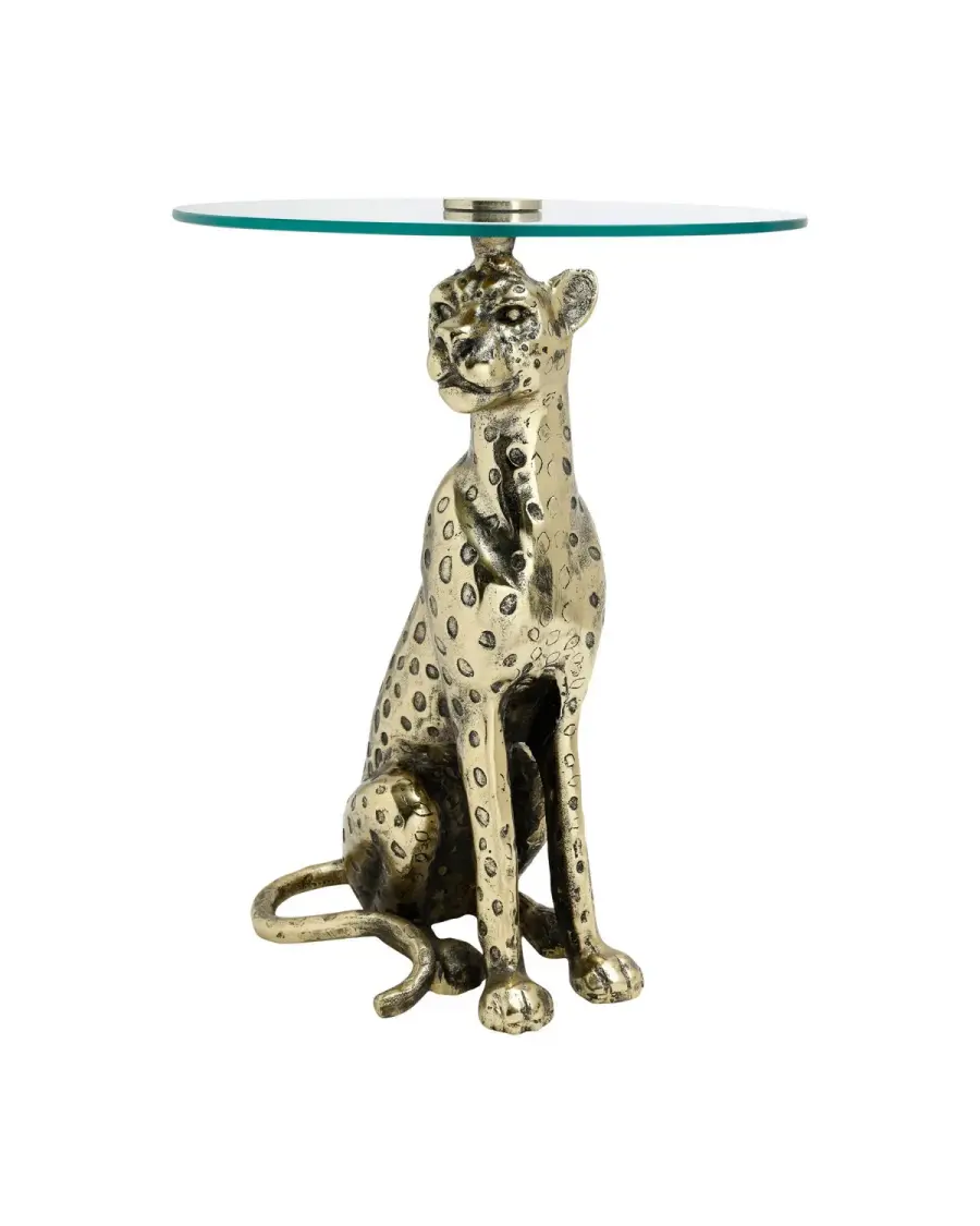 Bacall Accent Table with Cheetah Base