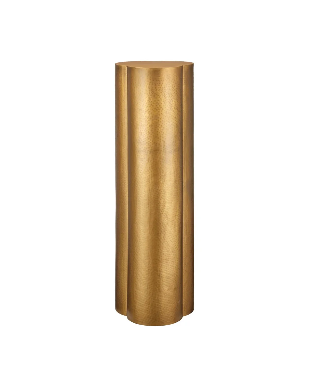 Trebol Pedestal in Antique Brass