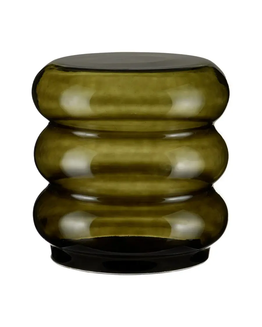 Sophus Accent Table in Clear Dark Green