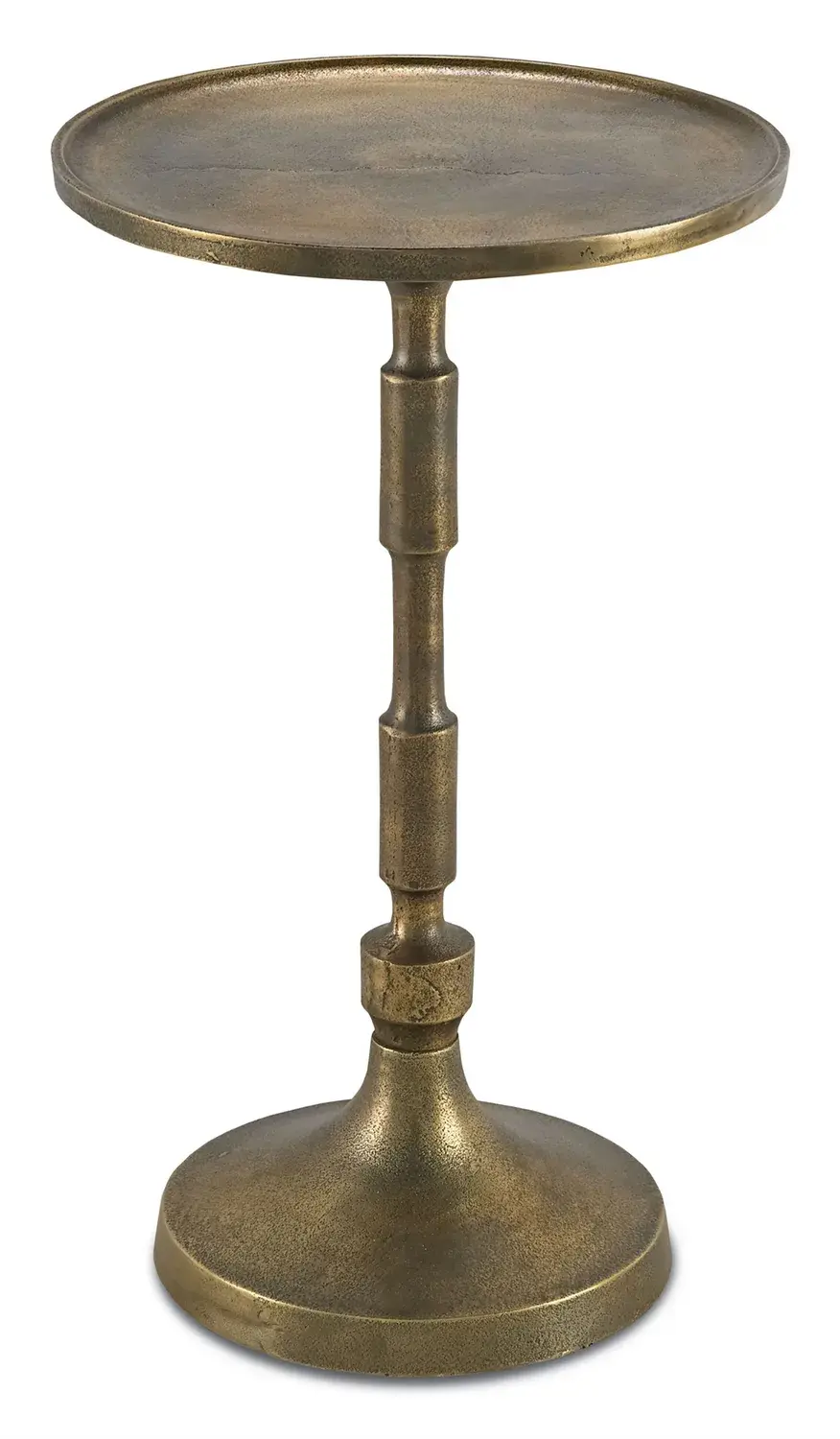 The Pascal Brass Accent Table by Currey and Company