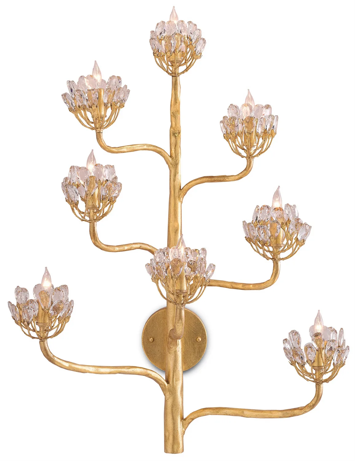 Agave Americana Eight Light Wall Sconce