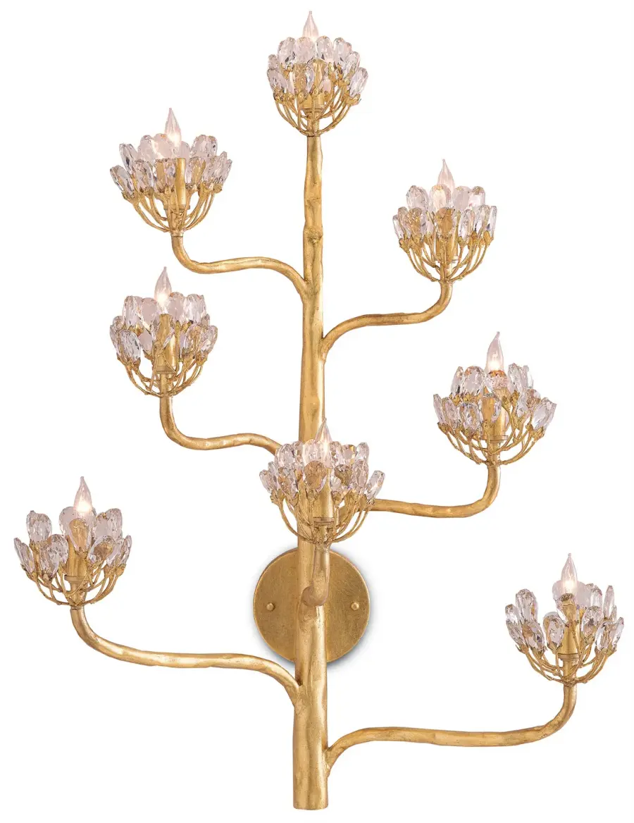 Agave Americana Eight Light Wall Sconce
