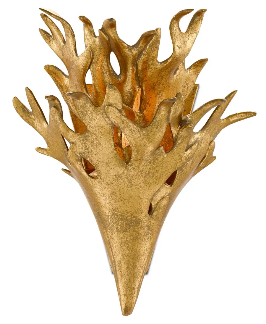 Formby One Light Wall Sconce in Gold Leaf