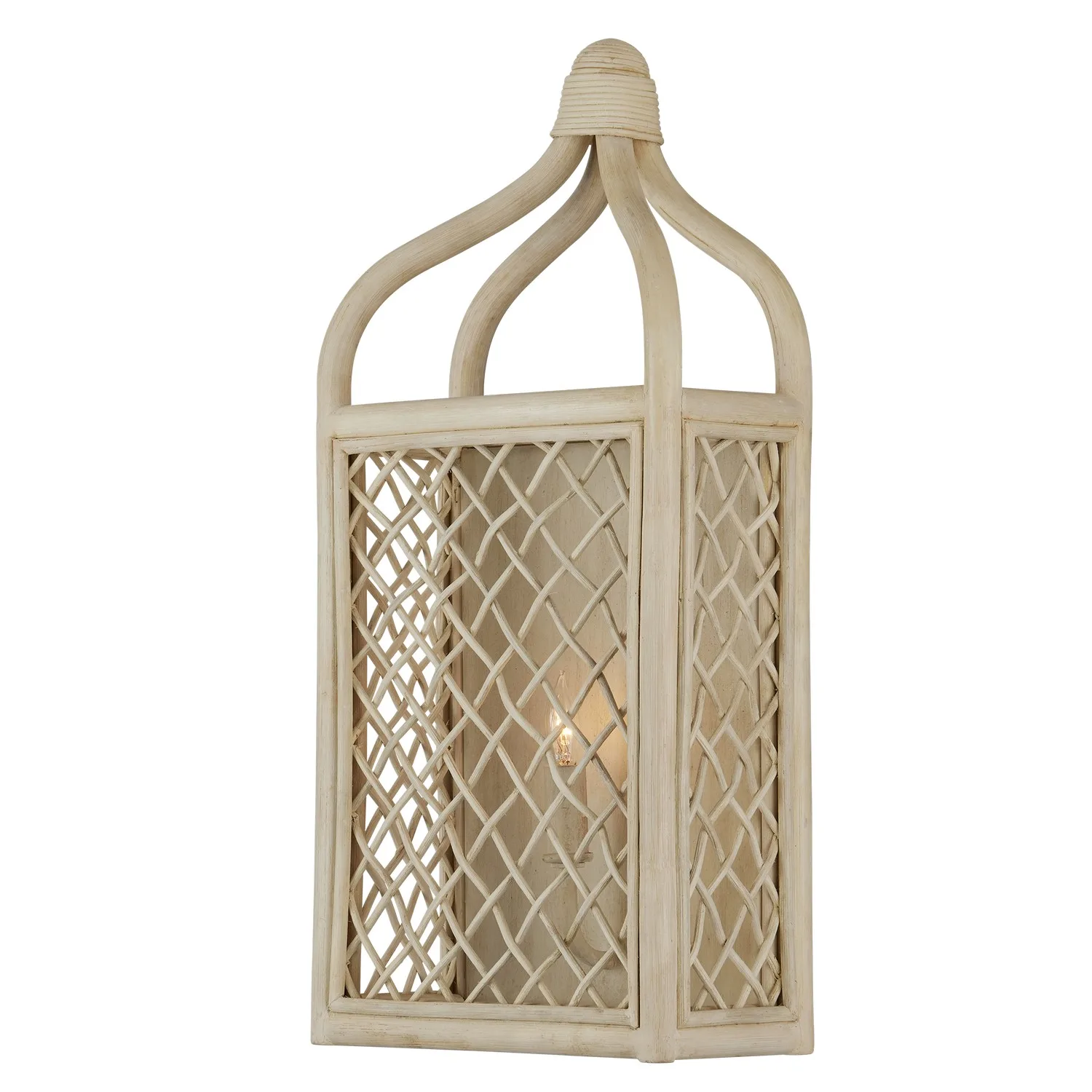 Wanstead Rattan Wall Sconce