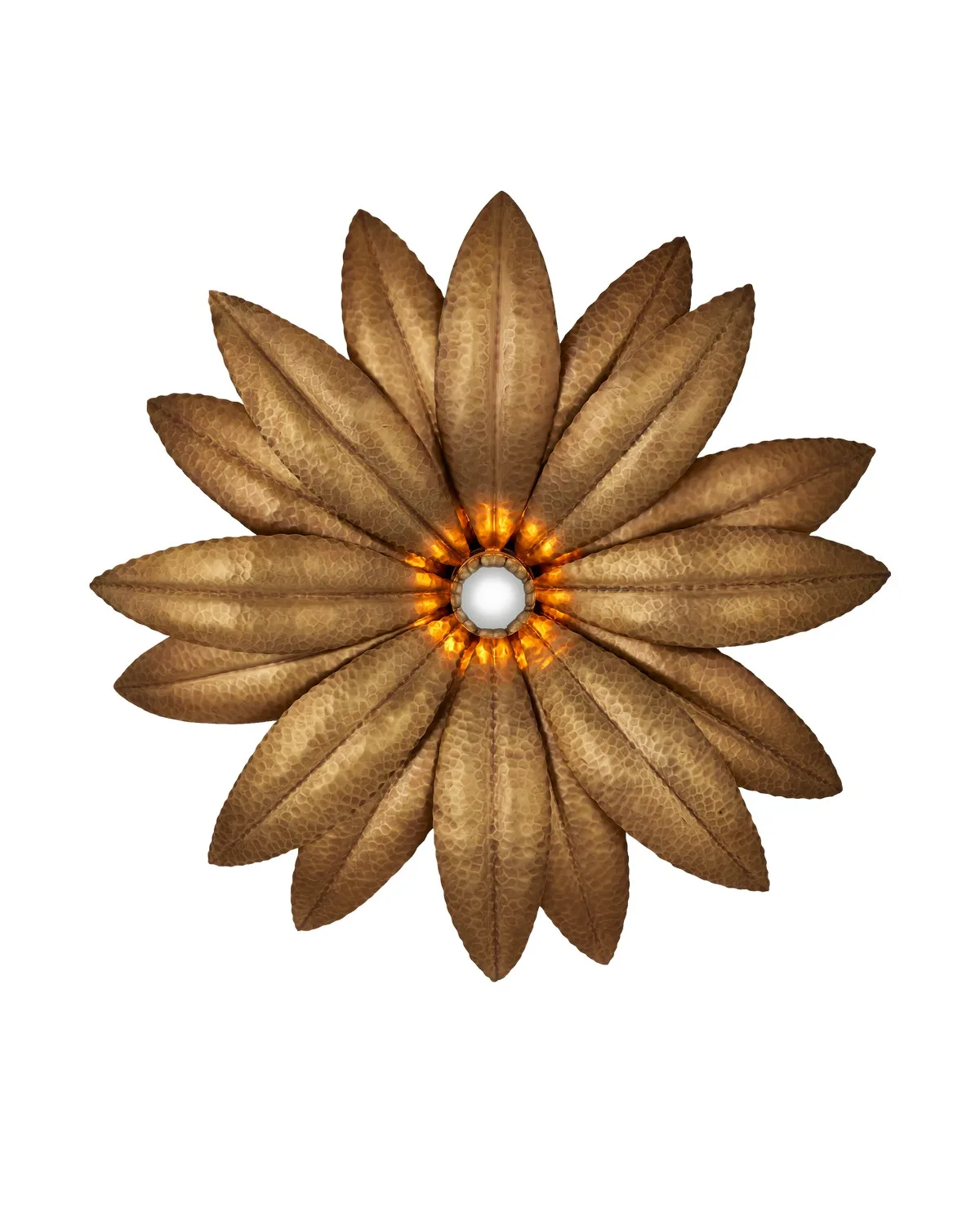 Alithea One Light Wall Sconce in Antique Brass