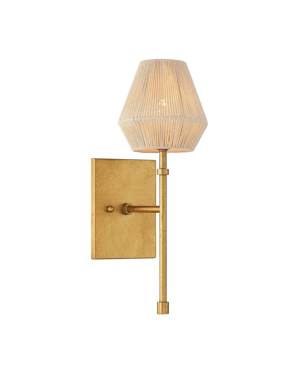 Francie LED Wall Sconce in Antique Gold Leaf