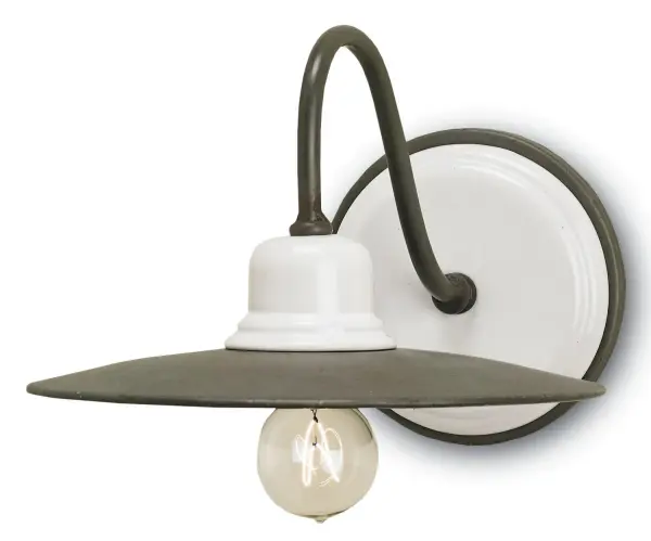 In Hiroshi Gray/White by Currey and Company from the Eastleigh Collection collection