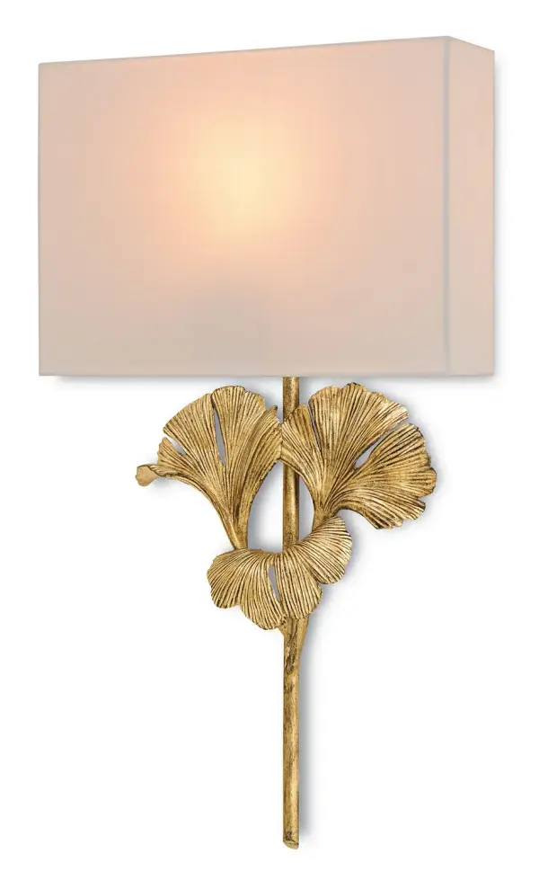 In Chinois Antique Gold Leaf by Currey and Company from the Gingko Collection collection