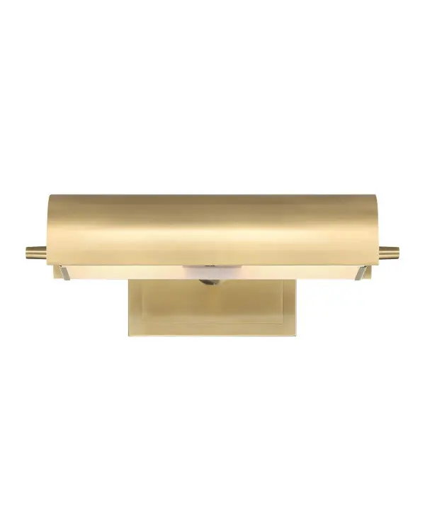 The Pendleton brings contemporary sophistication to artwork illumination with its brushed brass finish and innovative motion-sensor control. The integrated LED provides warm, museum-quality lighting while the touchless operation adds modern convenience.