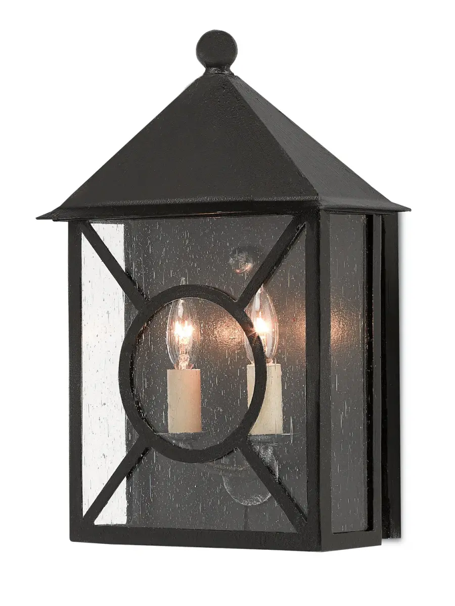 Ripley Two Light Outdoor Wall Sconce in Midnight