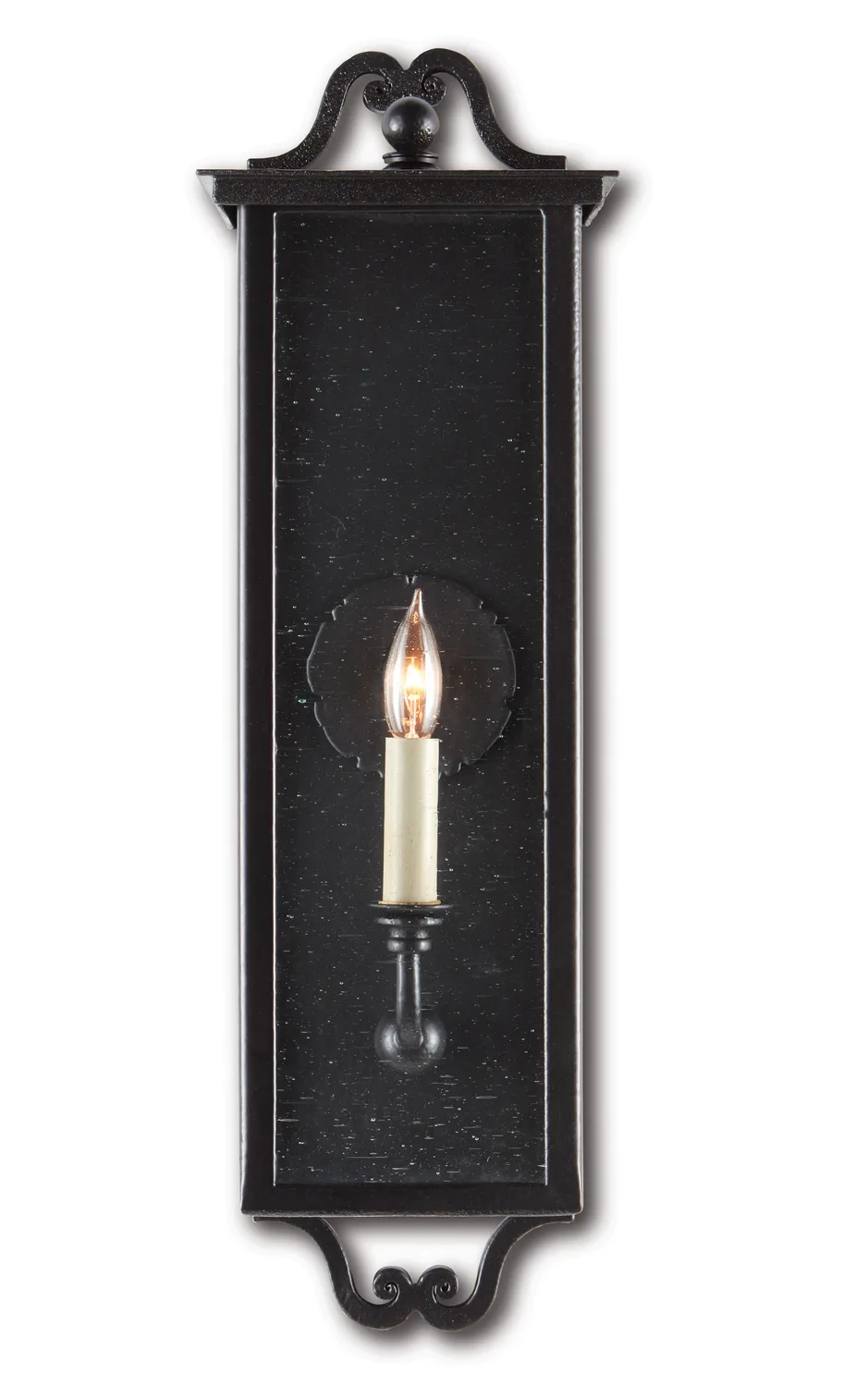 Giatti Small Outdoor Wall Sconce in Midnight