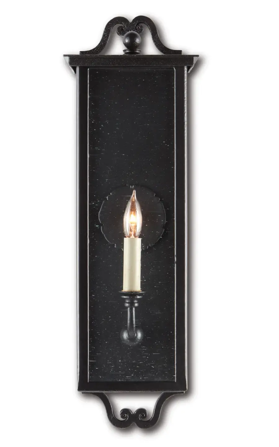 Giatti Small Outdoor Wall Sconce in Midnight