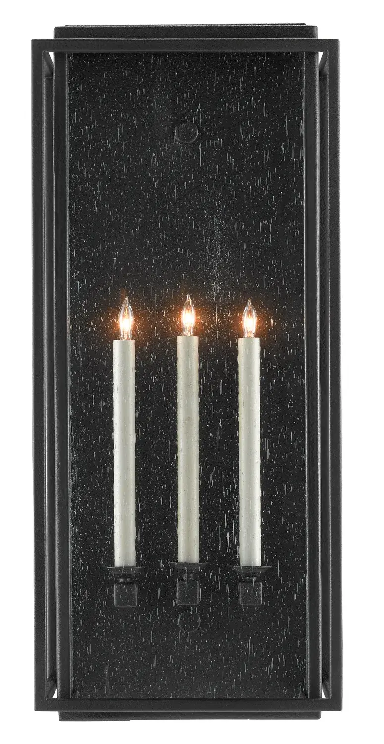 Wright Three Light Outdoor Wall Sconce