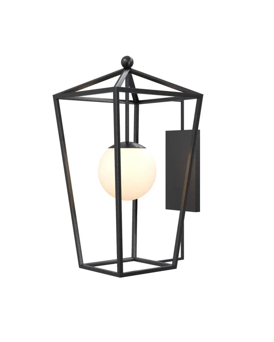 Denison Small Outdoor Wall Sconce in Midnight
