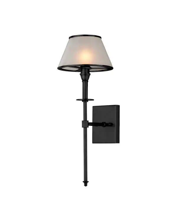 The Ronaldo brings sophisticated indoor styling to outdoor spaces with its solid brass construction and frosted glass shade. The closed-top design creates a soft, ambient glow perfect for patios and covered entryways.