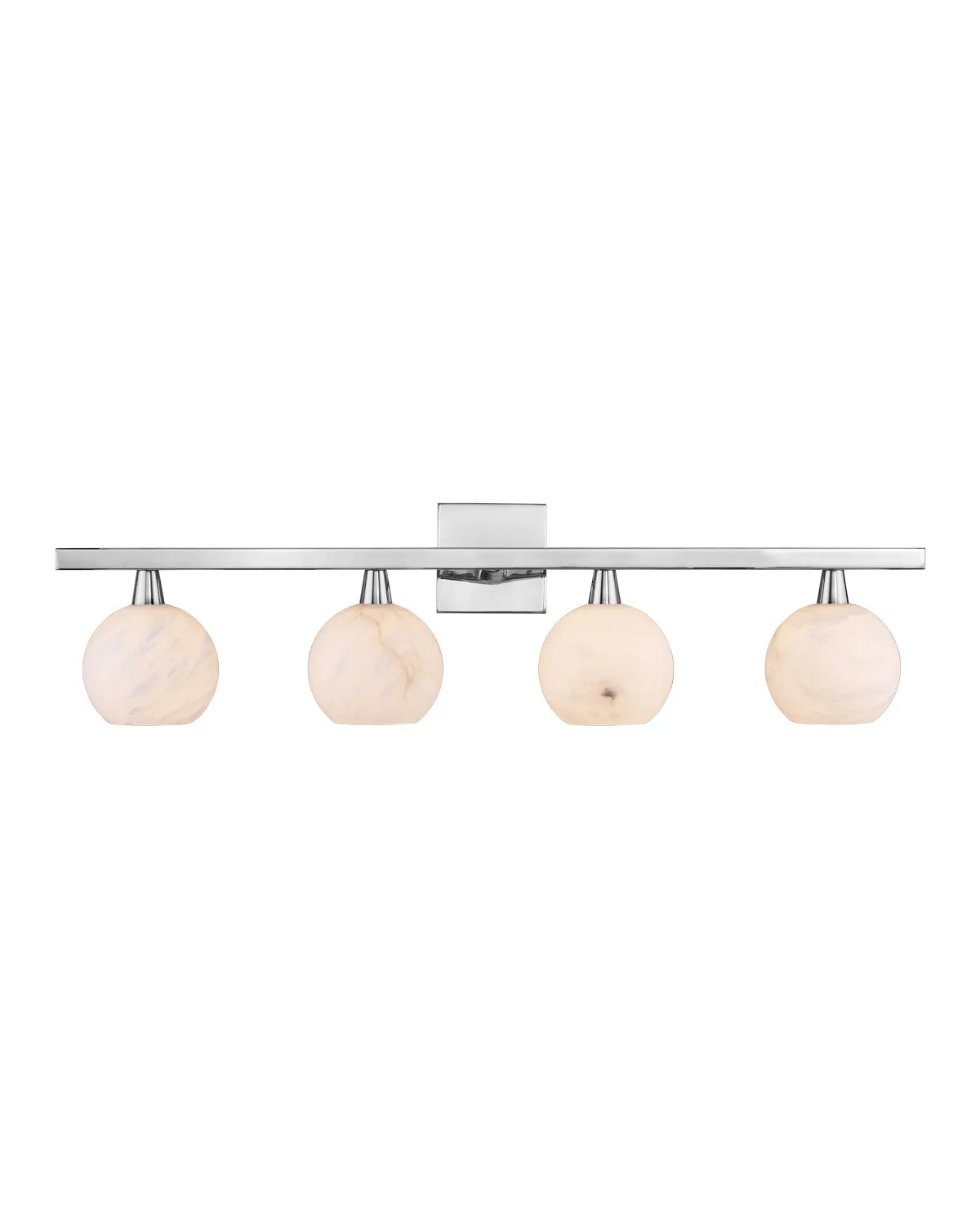 Bombelles Four Light Bath Bar in Polished Nickel