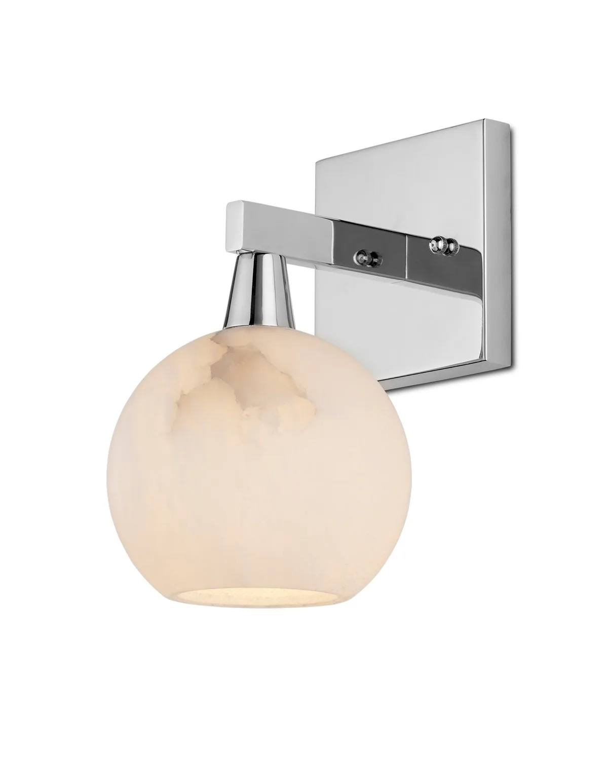 Bombelles One Light Wall Sconce in Polished Nickel