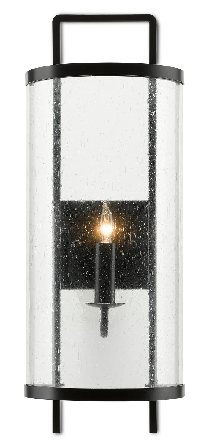 Breakspear One Light Wall Sconce in Antique Black
