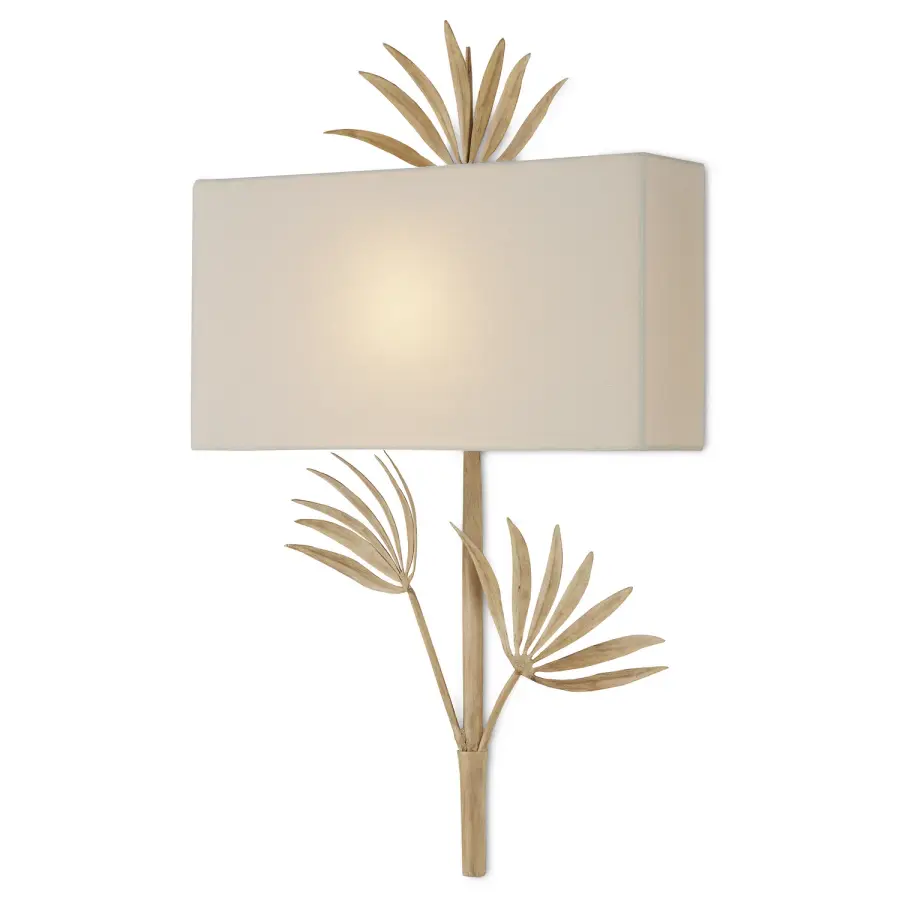 Calliope One Light Wall Sconce in Coco Cream