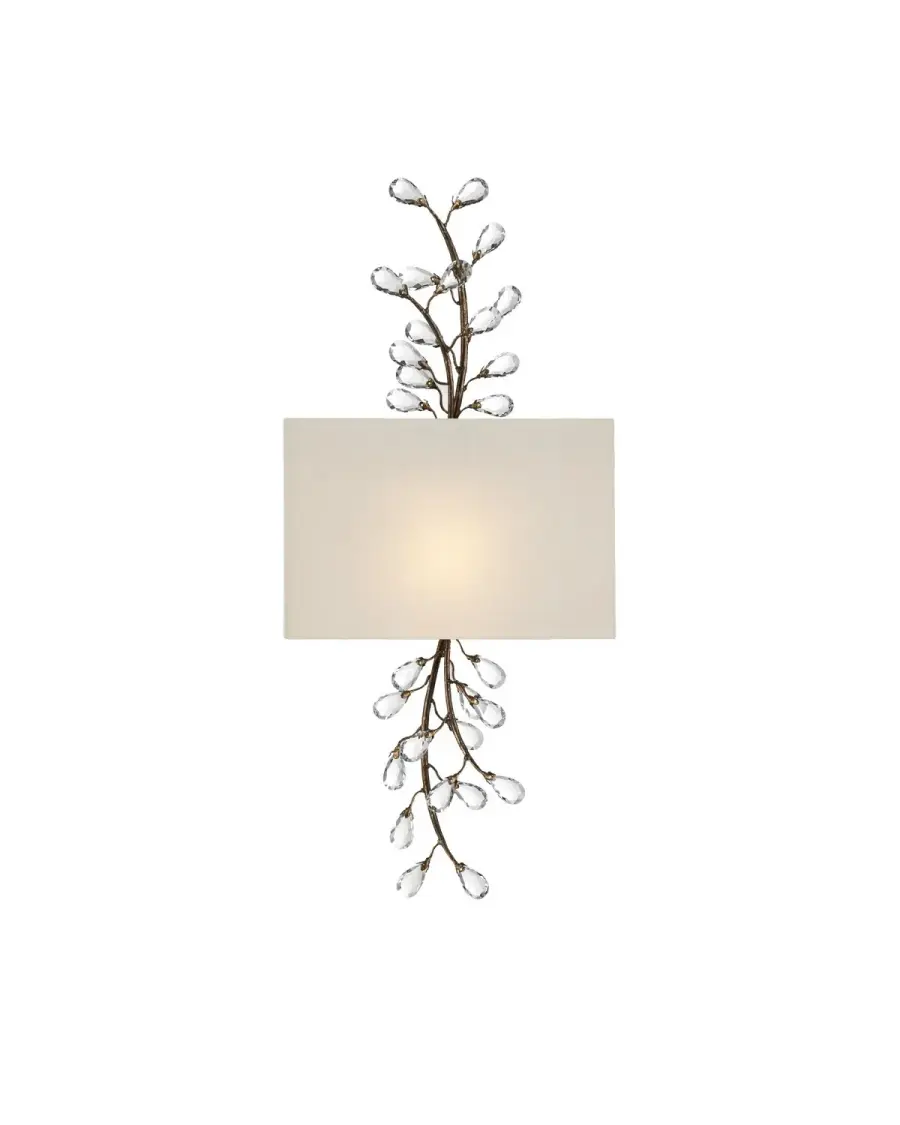 Crystal Bud LED Wall Sconce