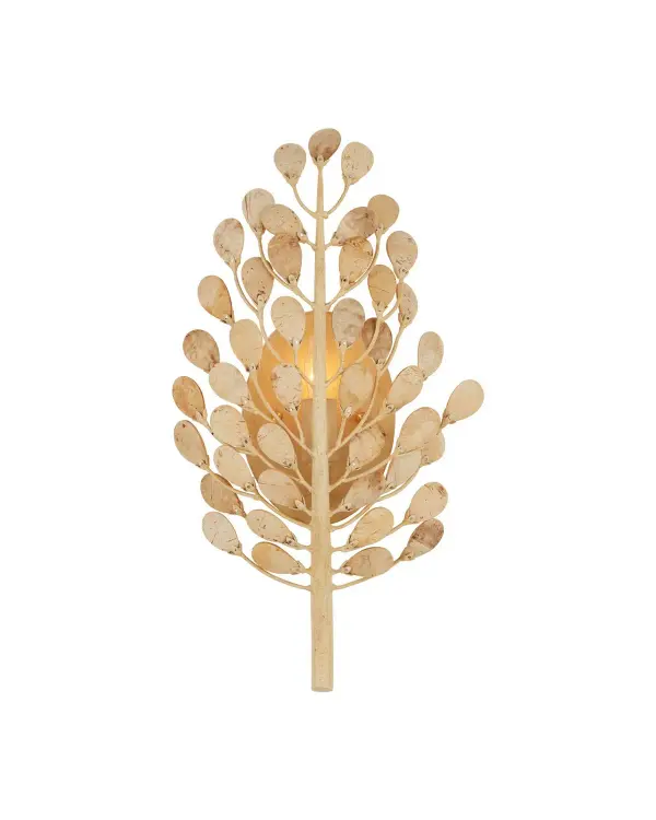 Maypan One Light Wall Sconce in Natural/Coco Cream