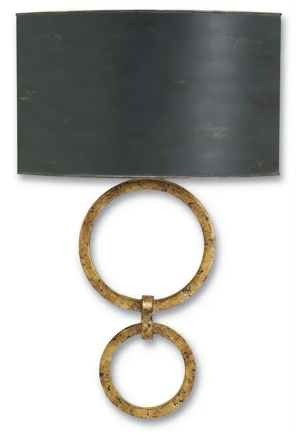 In Gold Leaf by Currey and Company from the Bolebrook Collection collection