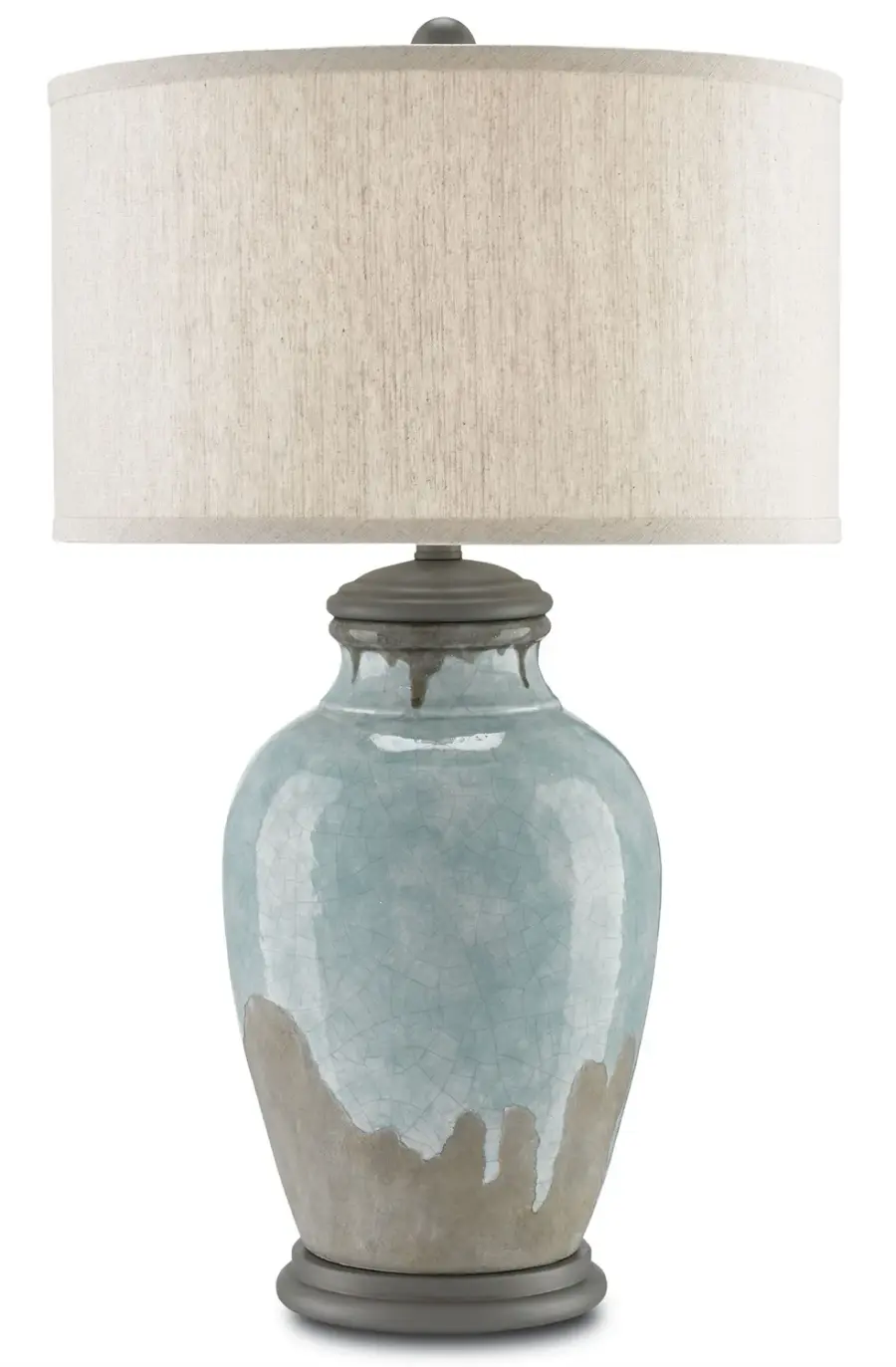 Chatswood One Light Table Lamp in Blue-Green/Gray