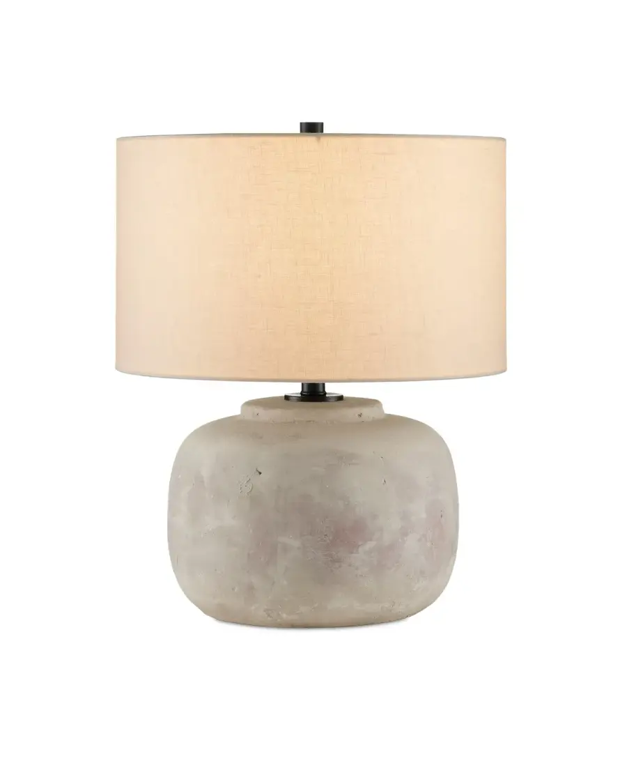 Beton One Light Table Lamp in Antique Earth