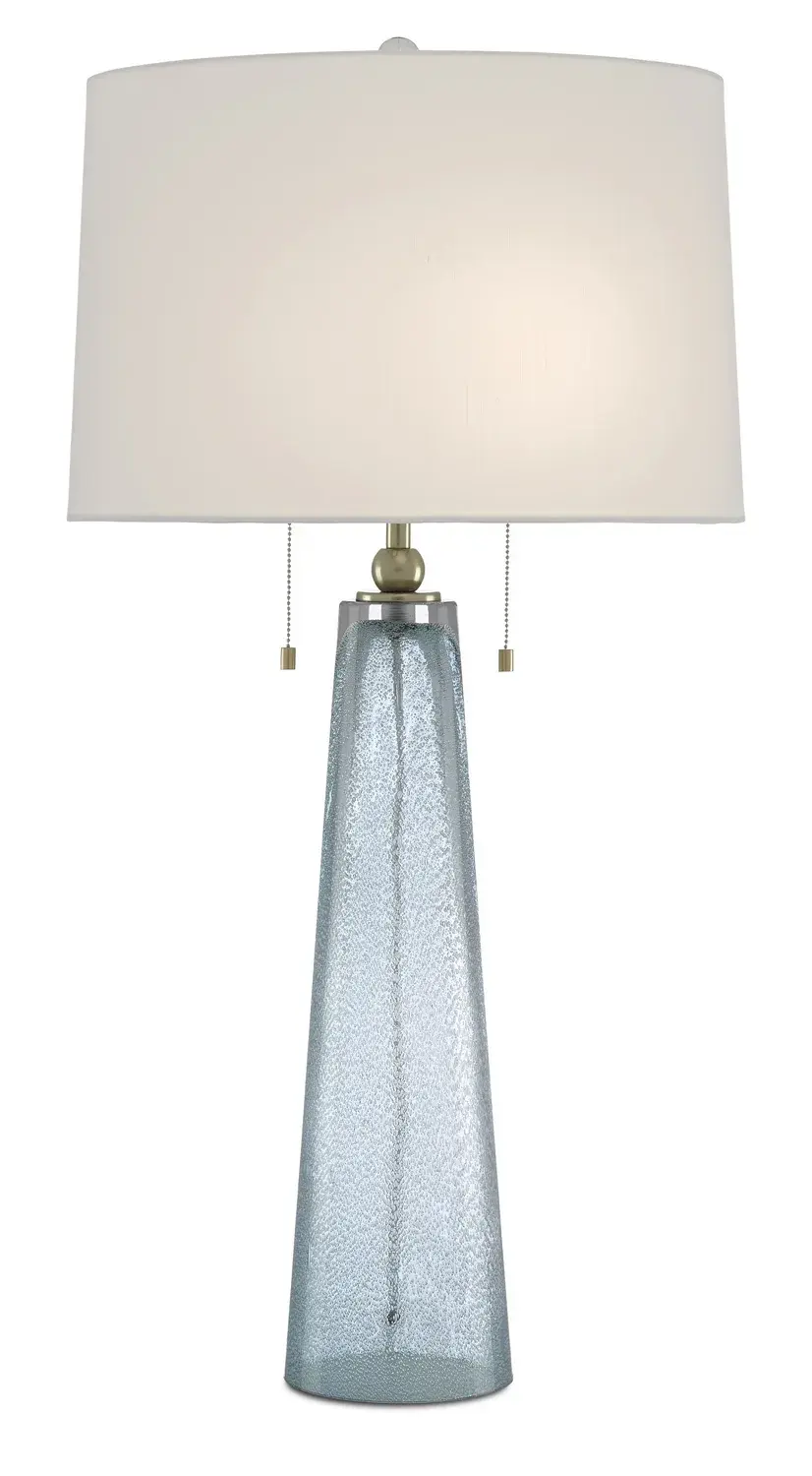 Looke Two Light Table Lamp in Blue