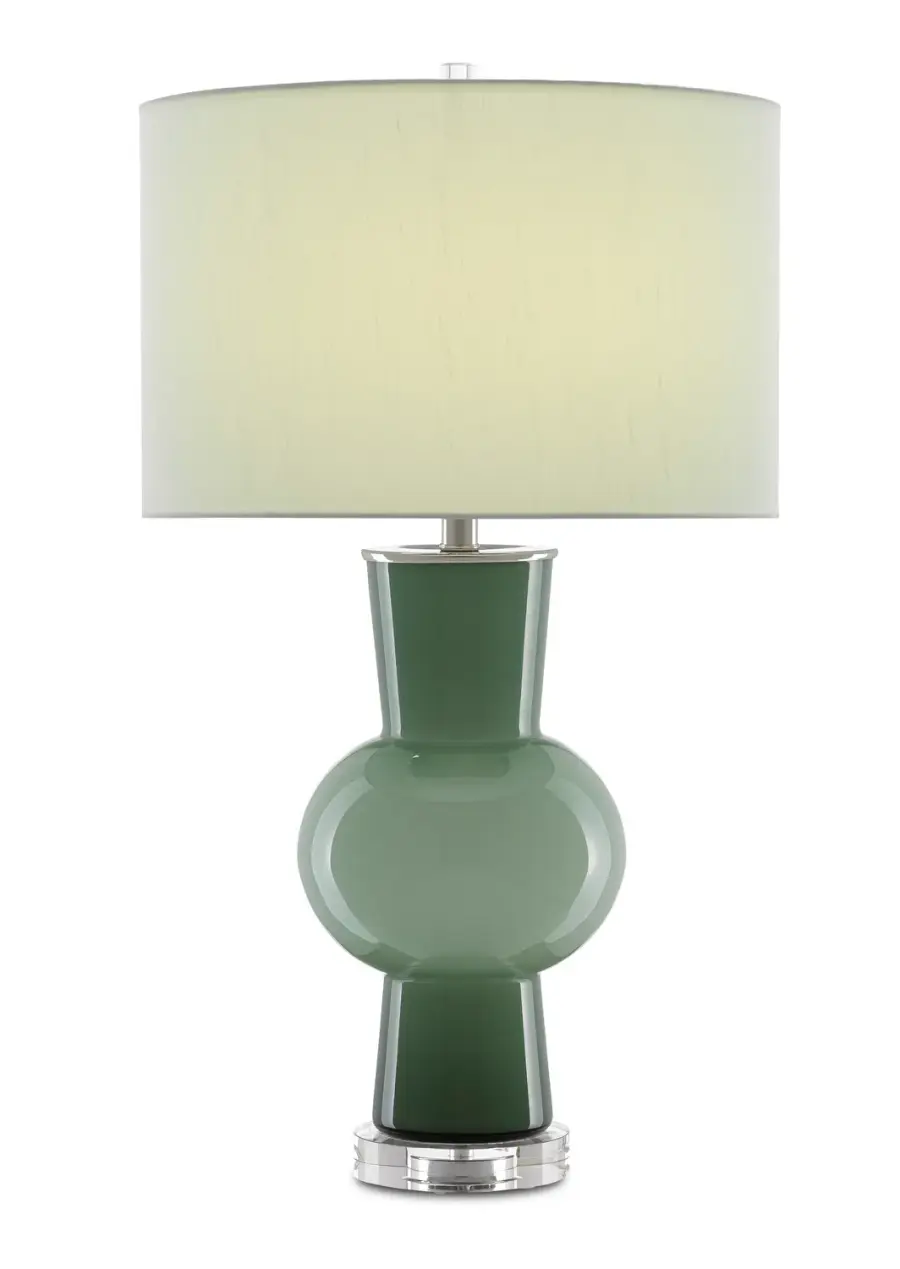 Duende Green Glass Table Lamp