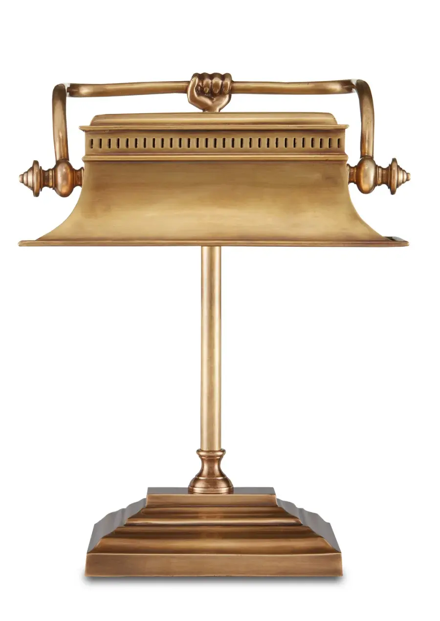 Malvasia One Light Table Lamp in Vintage Brass