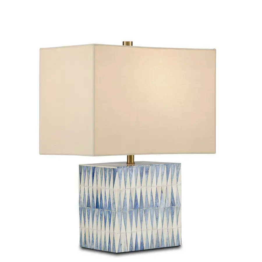 Nadene Blue & White Table Lamp