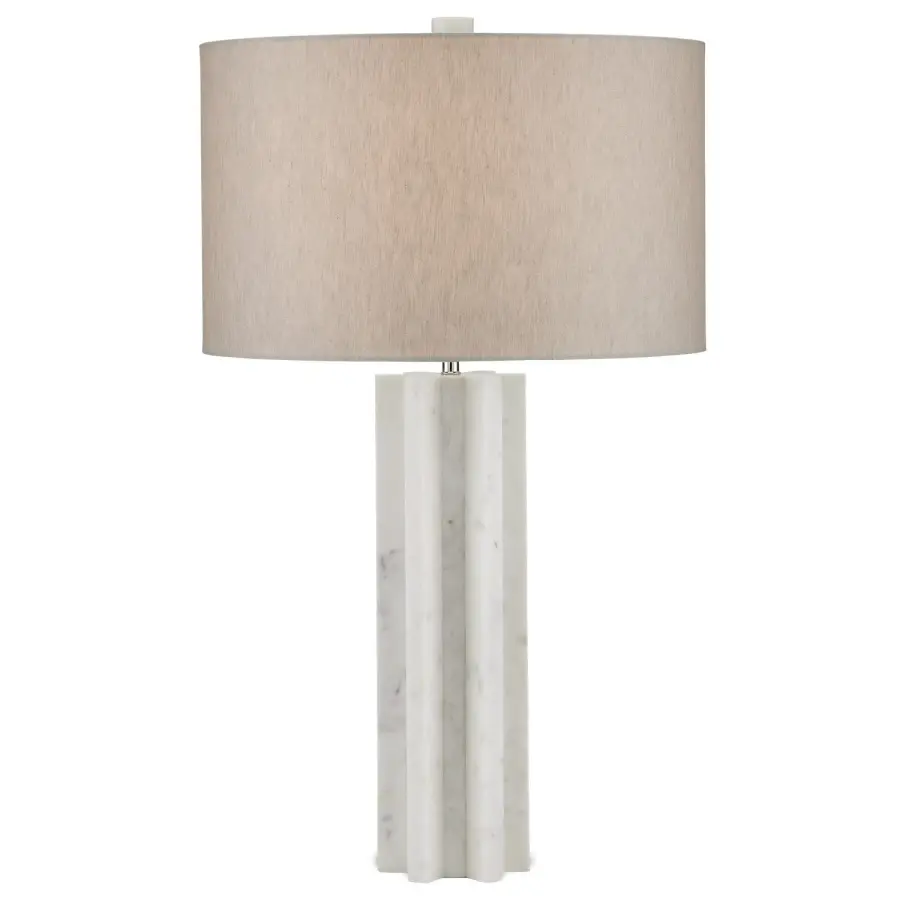 Mercurius White Marble Table Lamp