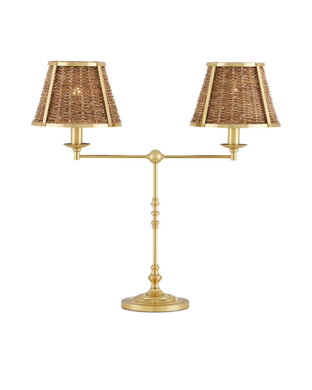 Deauville Two Light Desk Lamp