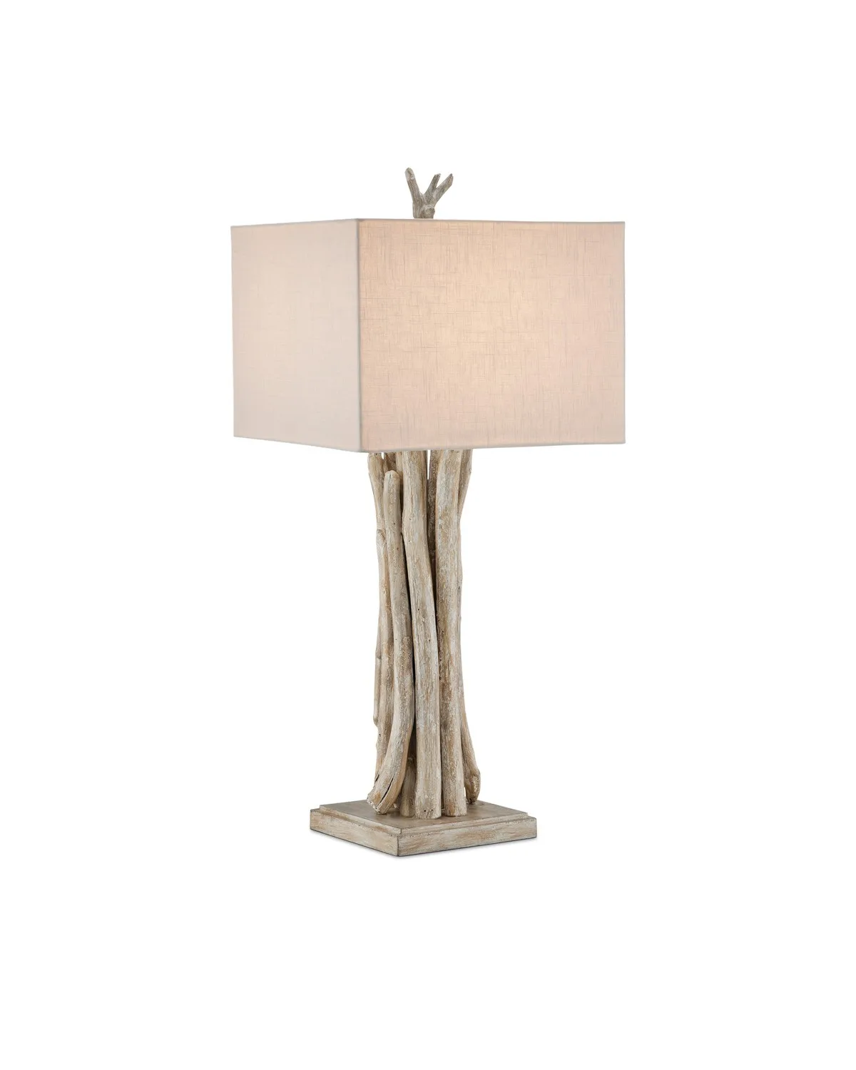 Driftwood One Light Table Lamp in Whitewash