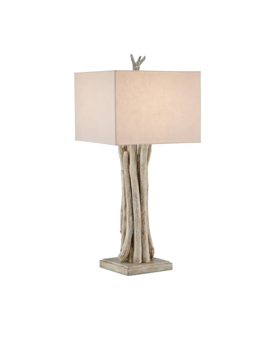 Driftwood One Light Table Lamp in Whitewash